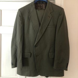 Kuppenheimer Mens Green Suit 46L/40 pants
